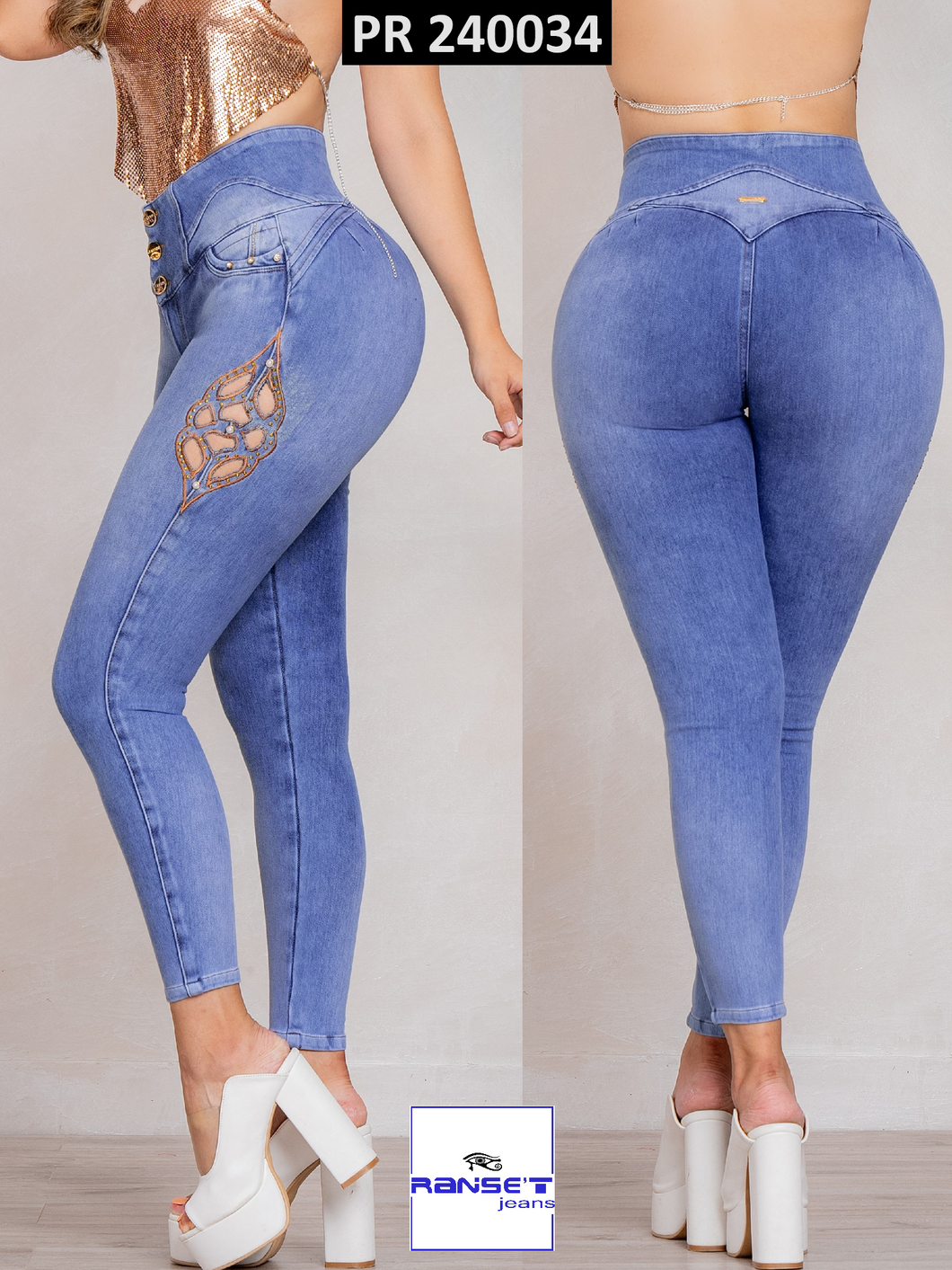 Pantalon Jeans Push Up