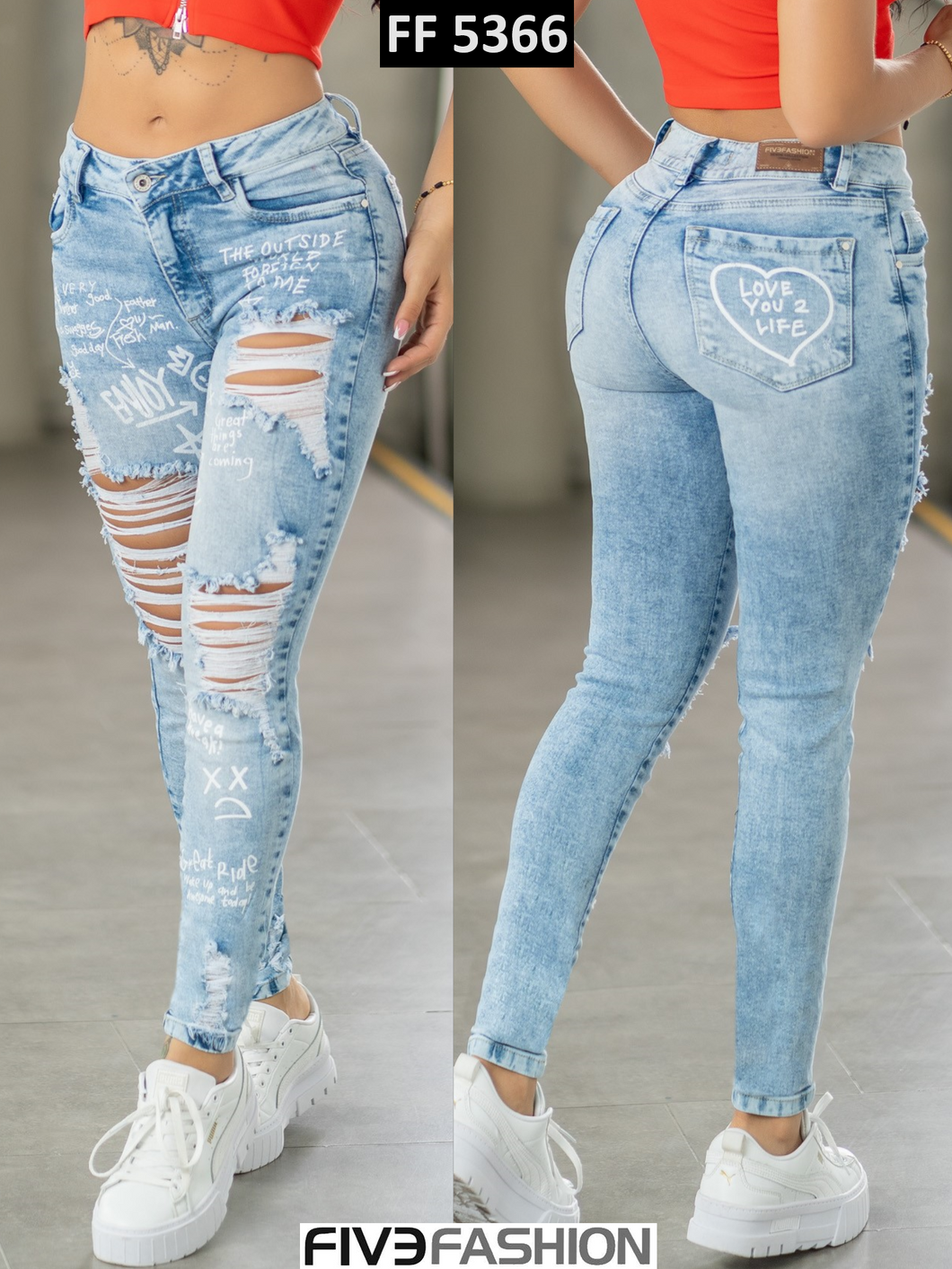 Pantalon Jeans Push Up