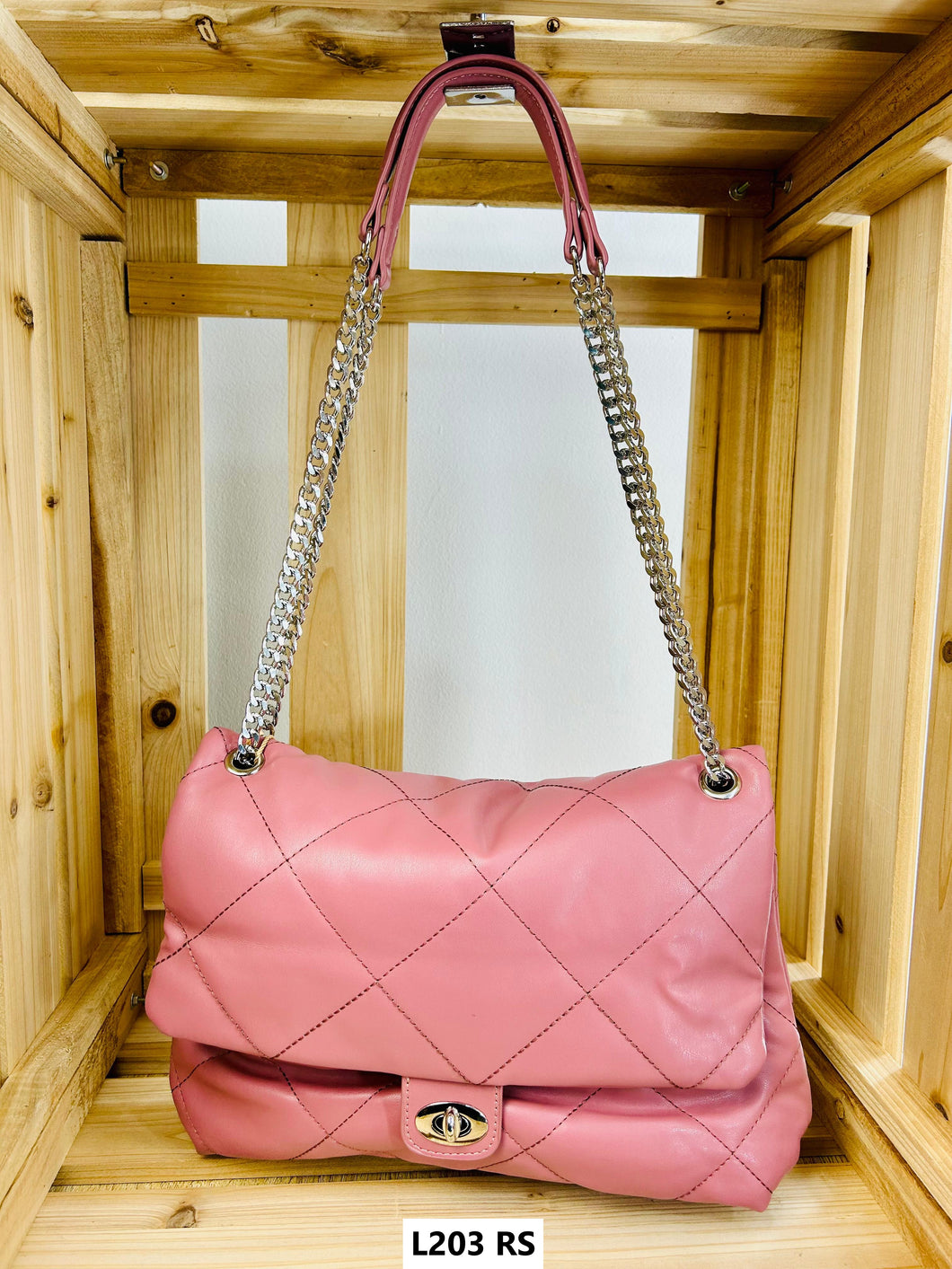 Bolso Rosa L203