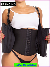 Cargar imagen en el visor de la galería, FAJA CHALECO CON 3 BROCHES Y CREMALLERA
