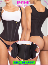 Cargar imagen en el visor de la galería, FAJA CHALECO CON 3 BROCHES Y CREMALLERA
