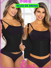 Cargar imagen en el visor de la galería, FAJA CHALECO CON 3 BROCHES Y CREMALLERA
