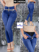 Cargar imagen en el visor de la galería, Pantalon Jeans Push Up Con FAJA
