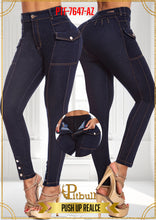 Cargar imagen en el visor de la galería, Pantalon Jeans Push Up CON FAJA
