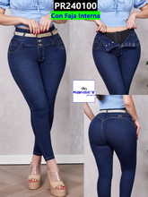 Cargar imagen en el visor de la galería, Pantalon Con Faja Azul PR240100
