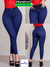 Cargar imagen en el visor de la galería, Pantalon Con Faja Azul PR240141
