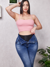 Cargar imagen en el visor de la galería, Pantalon Con Faja Azul PR247100
