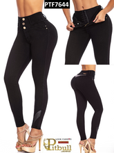 Cargar imagen en el visor de la galería, Pantalon Con Faja Negro PTF7644
