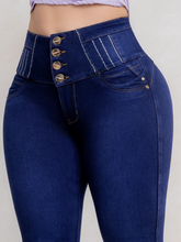 Cargar imagen en el visor de la galería, Pantalon Push Up Azul PR240108
