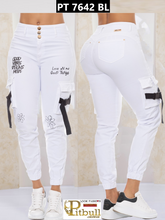 Cargar imagen en el visor de la galería, Pantalon Push Up Blanco PT7642
