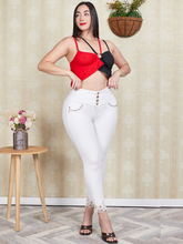 Cargar imagen en el visor de la galería, Pantalon Push Up Blanco PR240091
