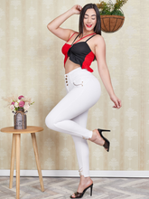 Cargar imagen en el visor de la galería, Pantalon Push Up Blanco PR240091
