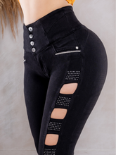 Cargar imagen en el visor de la galería, Pantalon Push Up Negro PR240087
