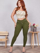 Cargar imagen en el visor de la galería, Pantalon Push Up Verde PR240117
