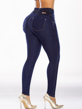 Cargar imagen en el visor de la galería, Pantalon Push Up Azul PT7641
