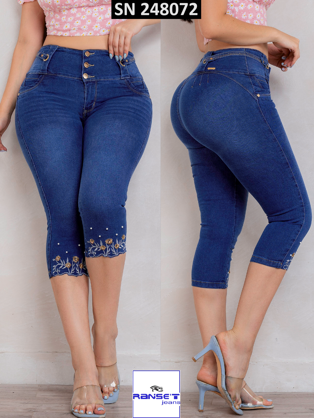 Capri Jeans Push Up