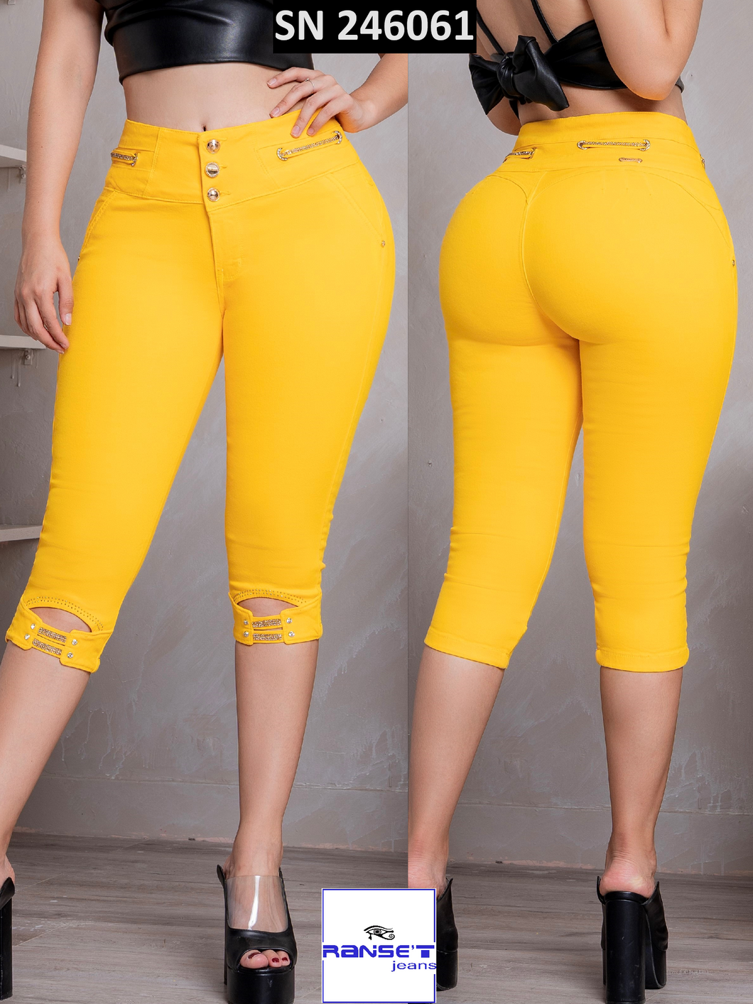 Capri Jeans Push Up