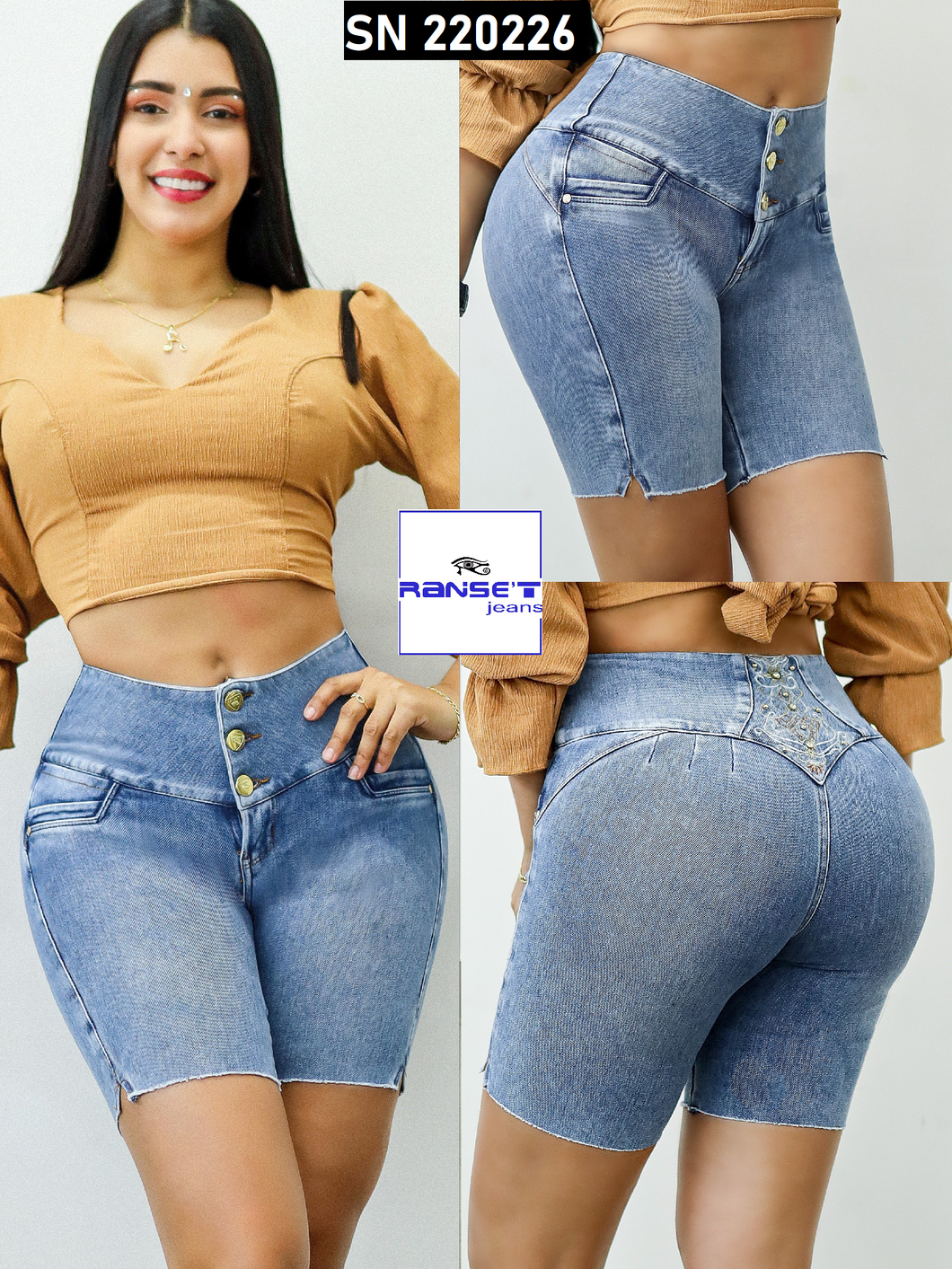 Capri Jeans Push Up