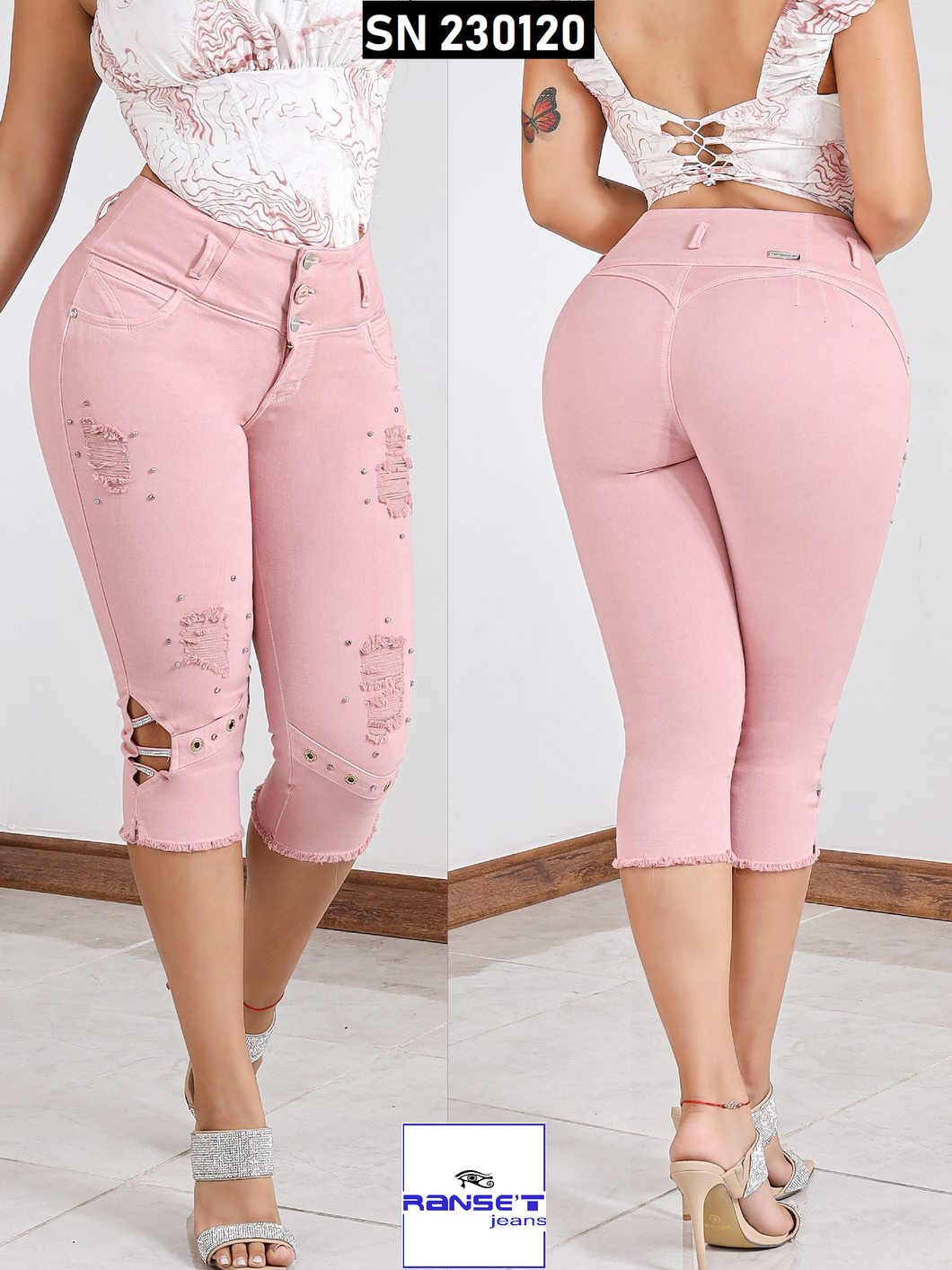 Capri Jeans Push Up