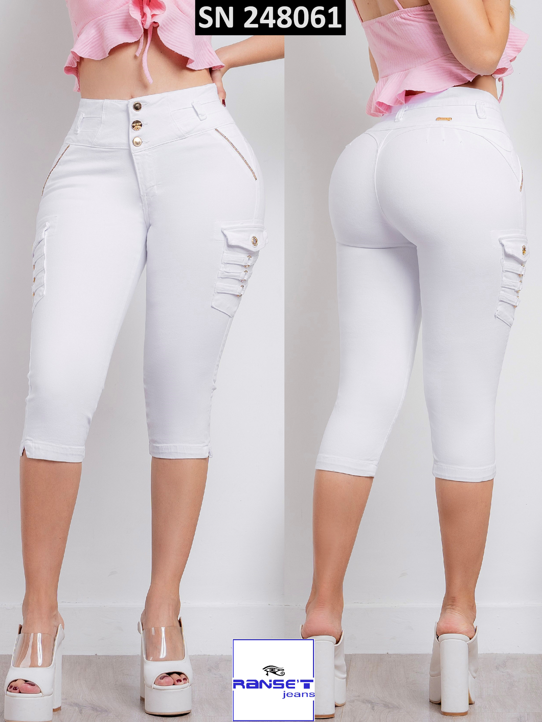 Capri Jeans Push Up