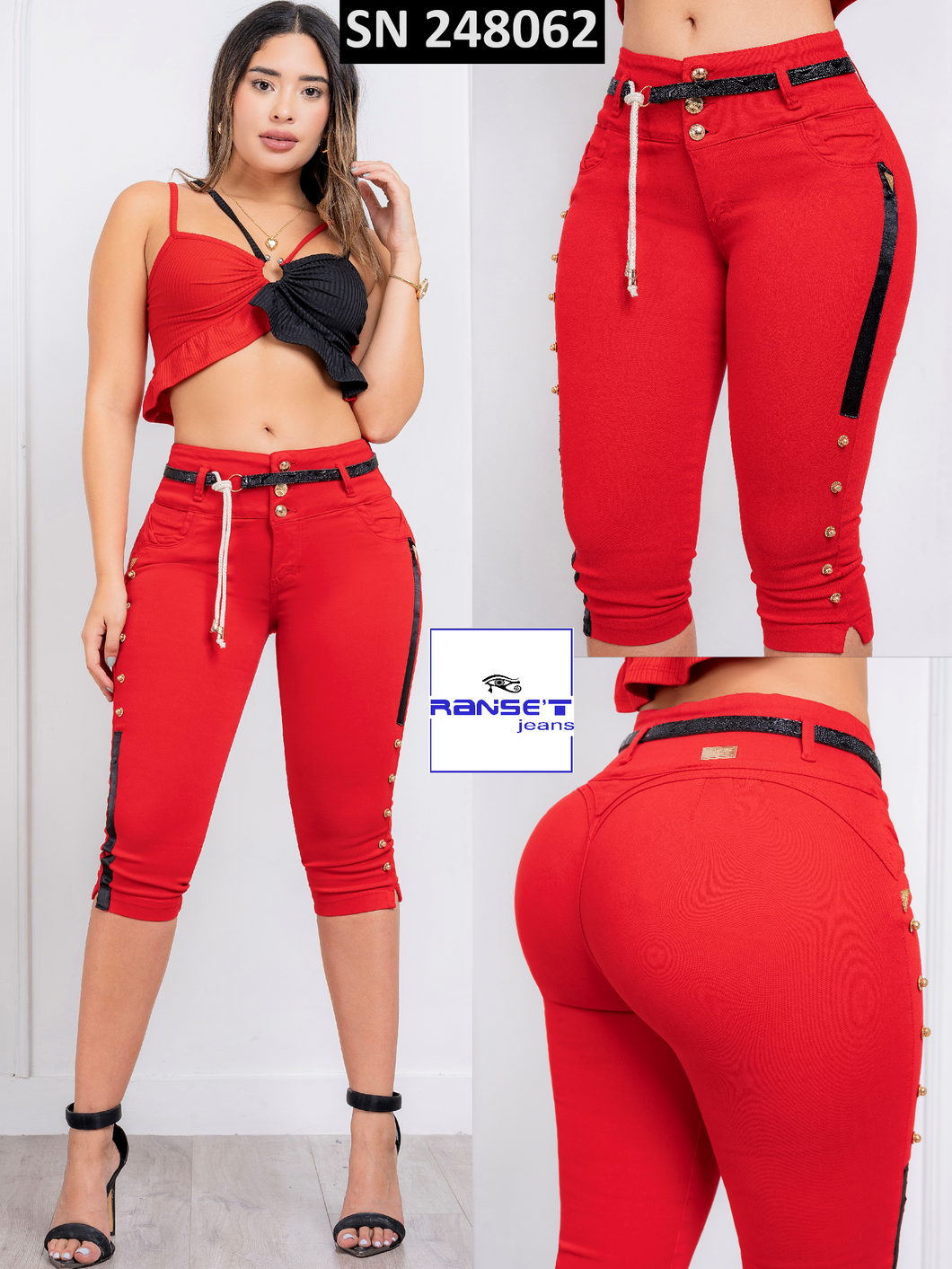 Capri Jeans Push Up