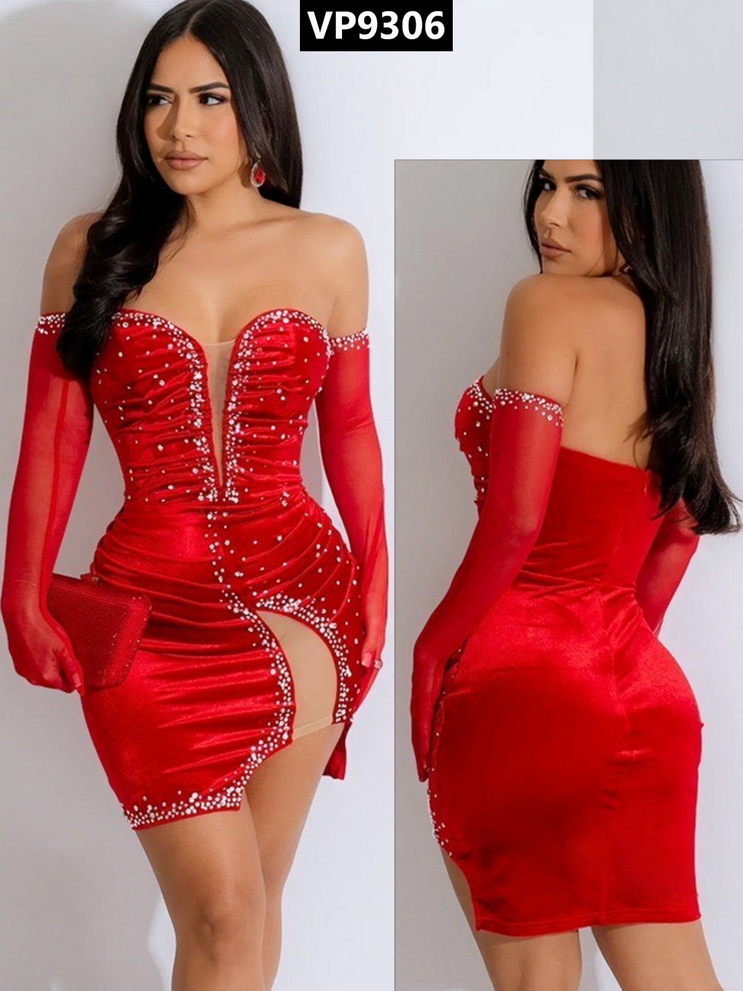 Vestido Premium Rojo VP9306