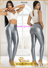 Cargar imagen en el visor de la galería, Pantalon Colombiano Pitbull Cuero Gris PS7670GR
