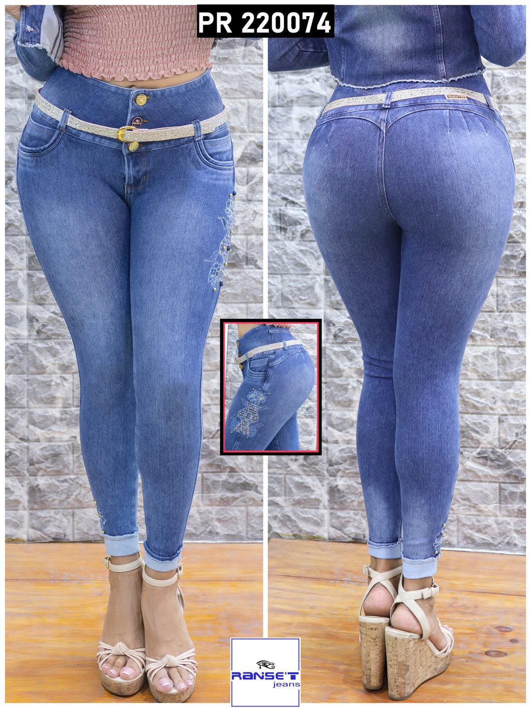 Pantalon Jeans Push Up