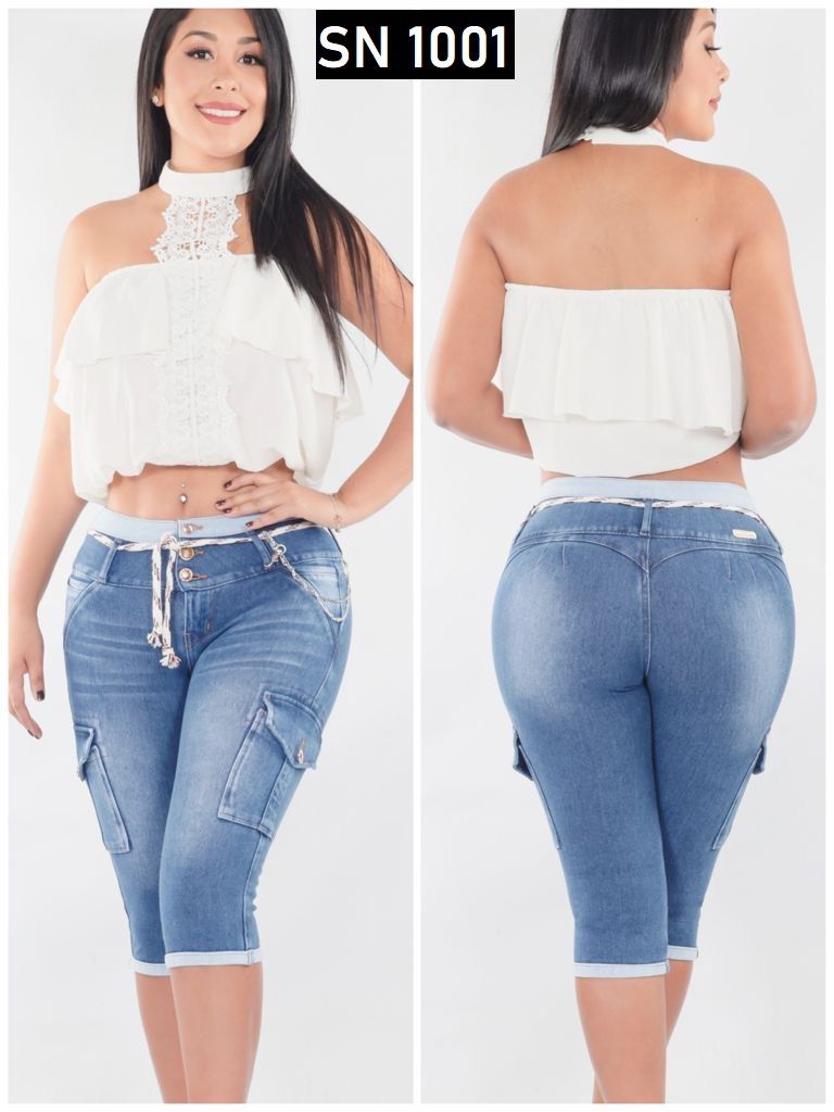 Capri Jeans Push Up