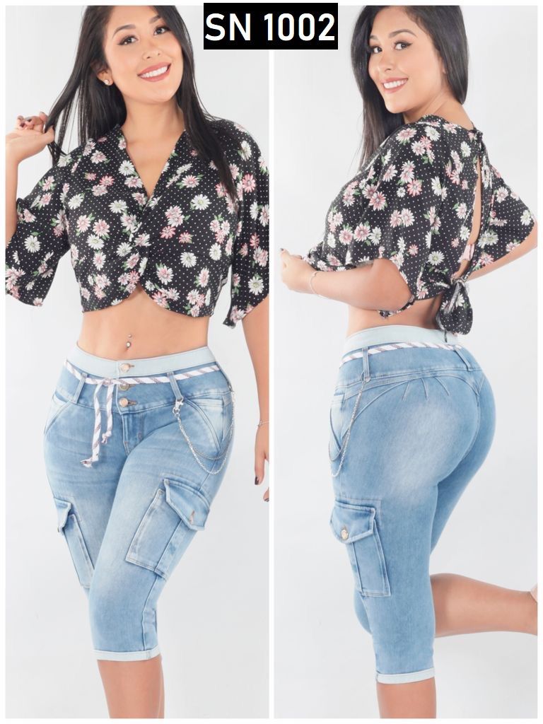 Capri Jeans Push Up